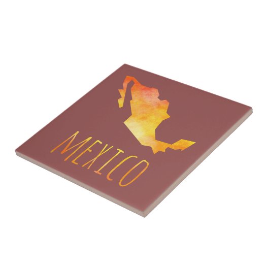 Mexiko-Karte Fliese (Seite)