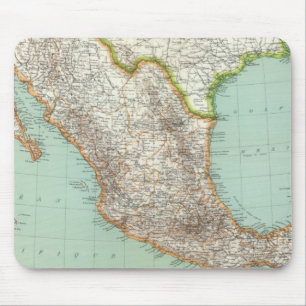 Mexiko - Karte von Mexiko Mousepad