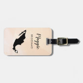 Mexiko-Karten-Gepäck-Umbau, Wedding Gepäckanhänger (Vorderseite horizontal)