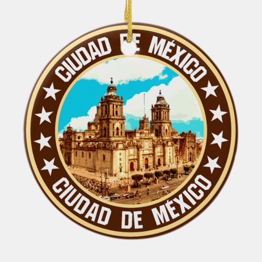 Mexiko Keramik Ornament (Hinten)