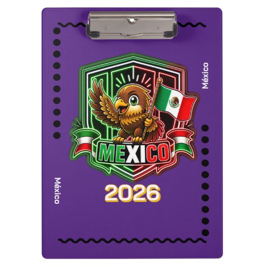 Mexiko Kinder Klemmbrett (Vorderseite)