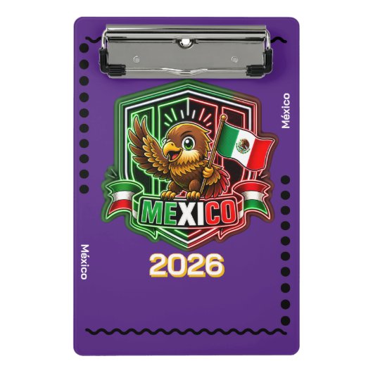 Mexiko Kinder Mini Klemmbrett (Vorderseite)