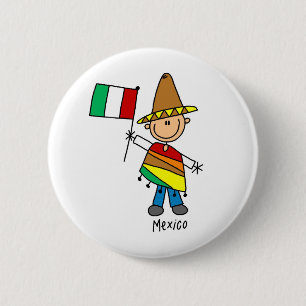 Mexiko-Knopf Button