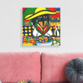 MEXIKO-KOCH-DACKEL LEINWANDDRUCK (Insitu (Wohnzimmer))