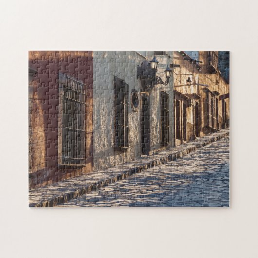 Mexiko Kopfsteinpflasterstraße Puzzle (Horizontal)