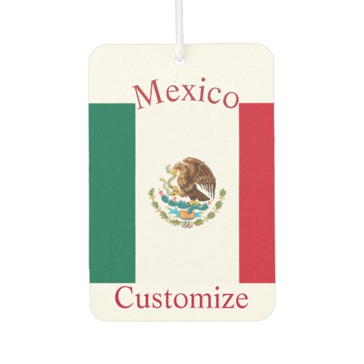 Mexiko Landesflagge Thunder_Cove Autolufterfrischer (Vorderseite)