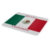 Mexiko Landesflagge Thunder_Cove Schneidebrett (Ecke)