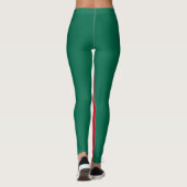 Mexiko Leggings, mexikanische Flagge /sport Leggings (Rückseite)