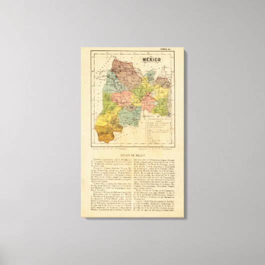 Mexiko Leinwanddruck (Vorderseite)