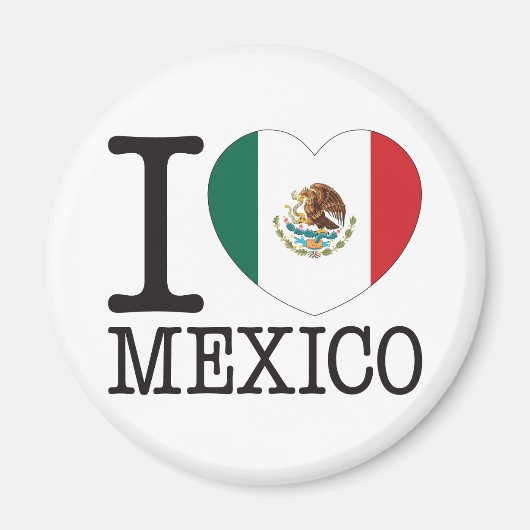 Mexiko Liebe v2 Magnet (Vorne)