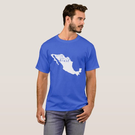 Mexiko liegt in meinem Herzen T-Shirt (Vorne ganz)
