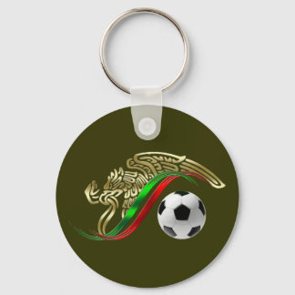 Mexiko-Logo für das Fußball-Futbol Schlüsselanhänger