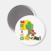 Mexiko Magnet (Vorderseite/Rückseite)