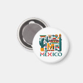 MEXIKO MAGNET (Vorderseite/Rückseite)