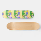 Mexiko Malkunst Skateboard (Horizontal)