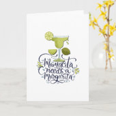 Mexiko - Mama braucht Margarita - Licht Karte (Gelbe Blume)