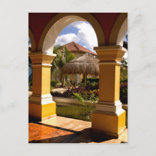 Mexiko, Maya Riviera, Architektur in Iberostar Postkarte