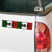 Mexiko - MEX - Euro-Stil Autoaufkleber (Auf Lkw)