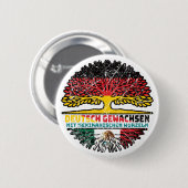 Mexiko Mexikanisch Deutsch Deutschland Baum Wurzel Button (Vorne & Hinten)