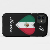 Mexiko-mexikanische Flagge Case-Mate iPhone Hülle (Rückseite (Horizontal))