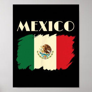 Mexiko mexikanische Flagge Cinco De Mayo Viva Mexi Poster