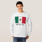 Mexiko - mexikanische Flagge T-Shirt (Vorne ganz)