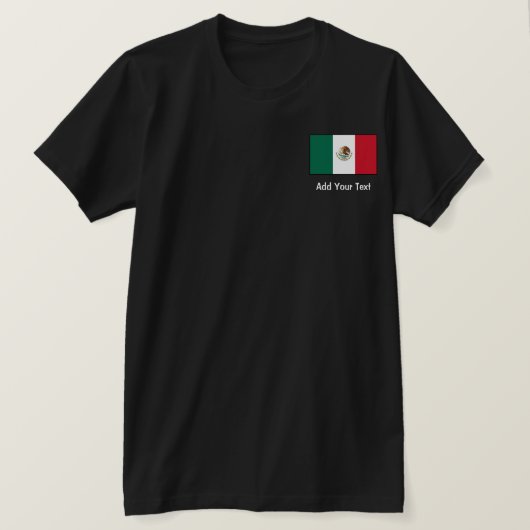 Mexiko - mexikanische Flagge T-Shirt (Design vorne)