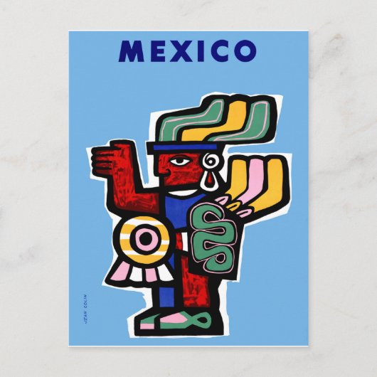 Mexiko, mexikanische Kunst Postkarte (Vorderseite)