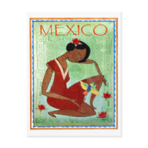 Mexiko, mexikanische traditionelle Kunst, Mädchen 