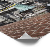 Mexiko, Mexiko Stadt, Zocalo. Die Glockentürme Poster (Ecke)