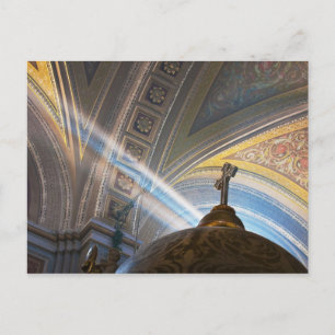 Mexiko, Morelia. Sonnenstrahlen dringen in das Inn Postkarte