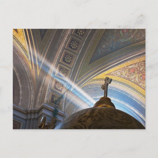 Mexiko, Morelia. Sonnenstrahlen dringen in das Inn Postkarte (Vorderseite)