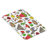 Mexiko | Muster der Symbole Magnet (Rechte Seite)