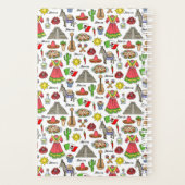 Mexiko | Muster der Symbole Planer (Rückseite)