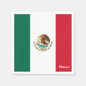 Mexiko-Napkins, mexikanisches Party/Sportfans Serviette (Vorderseite)