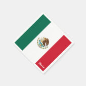 Mexiko-Napkins, mexikanisches Party/Sportfans Serviette (Ecke)