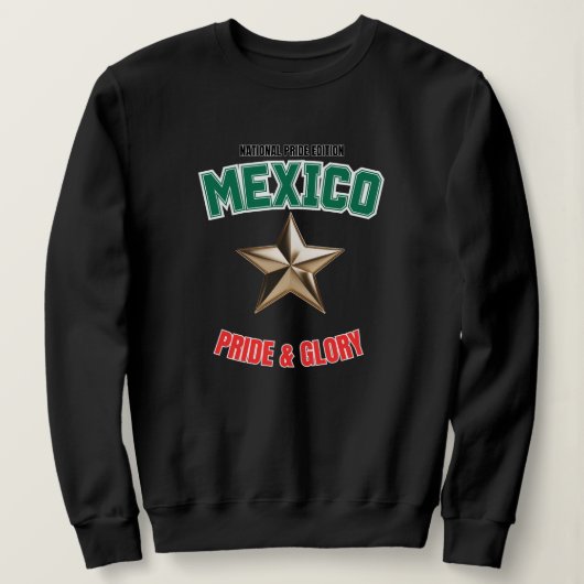 Mexiko National Pride Edition Damen-Sweatshirt Sweatshirt (Design vorne)