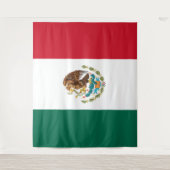 MEXIKO NATIONALE FLAGGE WANDTEPPICH (Vorderseite)