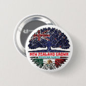 Mexiko Neuseeländischer Baumstamm Button (Vorne & Hinten)