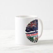 Mexiko Neuseeländischer Baumstamm Kaffeetasse (VorderseiteRechts)
