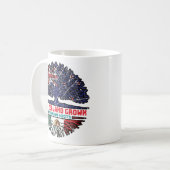 Mexiko Neuseeländischer Baumstamm Kaffeetasse (Vorderseite Links)