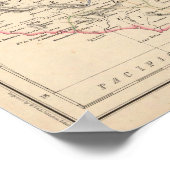 Mexiko Nordost- und Mittelmeer-Staaten Poster (Ecke)