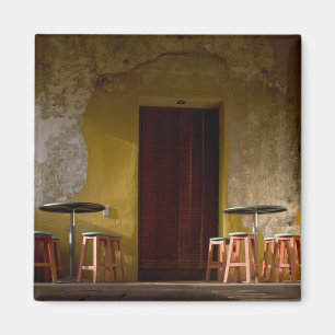 Mexiko, Oaxaca, Nachmittagssonnenlichtbalkon Magnet