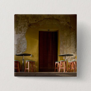 Mexiko, Oaxaca, Nachmittagssonnenlichtbalkon von Button