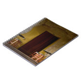 Mexiko, Oaxaca, Nachmittagssonnenlichtbalkon von Notizblock (Linke Seite)