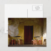 Mexiko, Oaxaca, Nachmittagssonnenlichtbalkon von Postkarte (Vorne/Hinten)