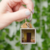 Mexiko, Oaxaca, Nachmittagssonnenlichtbalkon von Schlüsselanhänger (Hand)