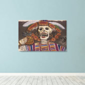 Mexiko, Oaxaca. Sand tapestry (tapete de arena) Leinwanddruck (Insitu (Holzboden))