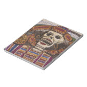 Mexiko, Oaxaca. Sand tapestry (tapete de arena) Notizblock (Rotiert)