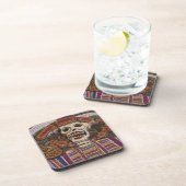 Mexiko, Oaxaca. Sand-Tapete (Tapete de Arena) Untersetzer (Rechte Seite)